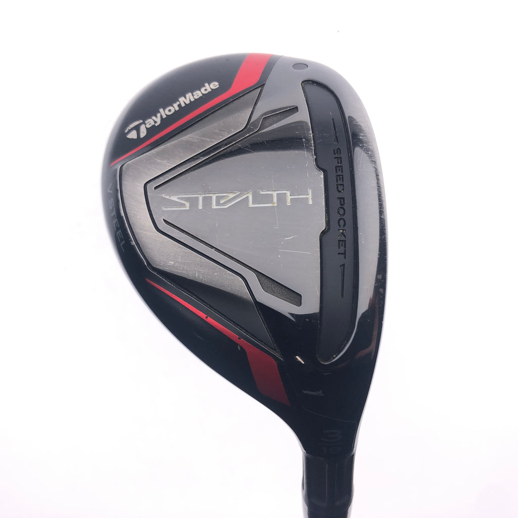 Used TaylorMade Stealth Rescue 3 Hybrid / 19 Degrees / Stiff Flex