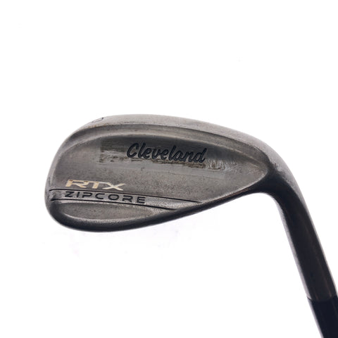 Used Cleveland RTX ZipCore Raw Lob Wedge / 60.0 Degrees / Stiff Flex - Replay Golf 