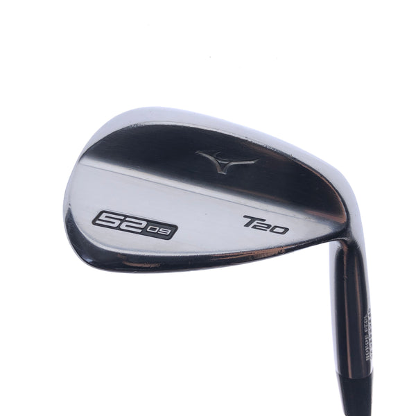 Used Mizuno T20 Satin Chrome Gap Wedge / 52.0 Degrees / X-Stiff Flex - Replay Golf 