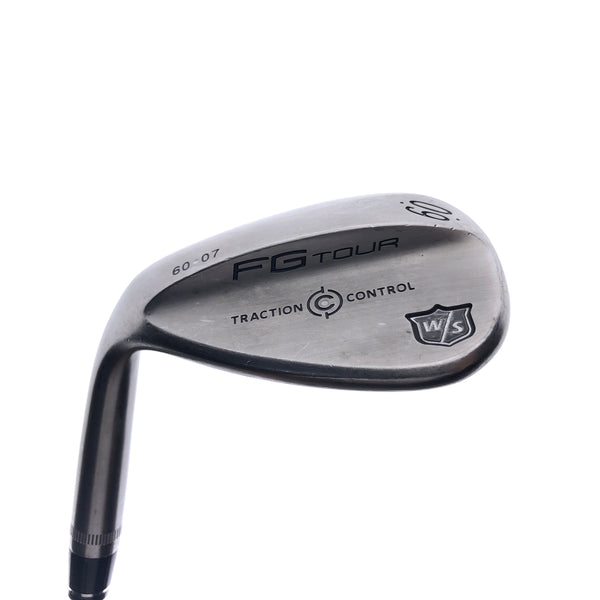 Used Wilson FG Tour TC Chrome Lob Wedge / 60.0 Degree / Wedge Flex / Left-Handed - Replay Golf 