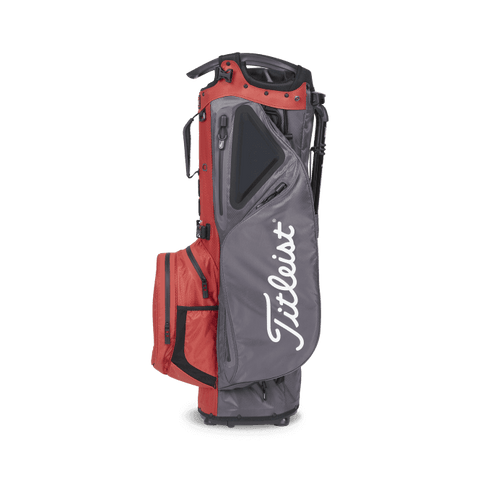 Titleist 2021 Hybrid 14 StaDry Stand Bag / Red & Graphite - Replay Golf 