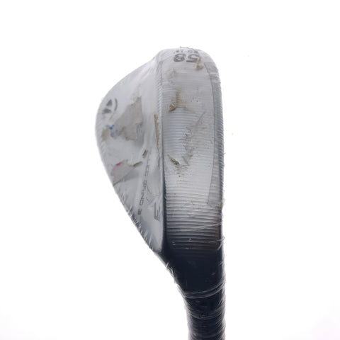 NEW TaylorMade Milled Grind 3 Lob Wedge / 58.0 Degrees / Stiff Flex - Replay Golf 