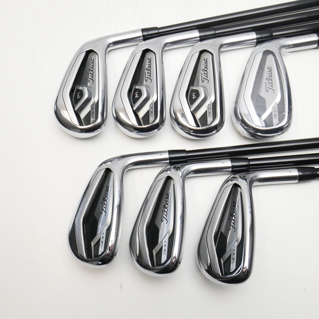 Used Titleist T300 2021 Iron Set / 5 - PW + 48 / Graphite Regular