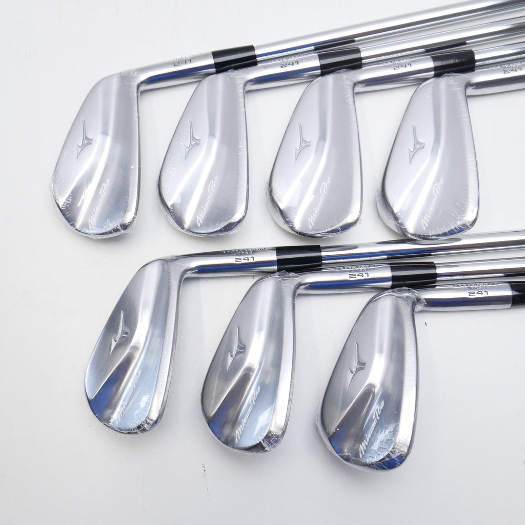 NEW Mizuno Pro 241 Iron Set PW Stiff Flex Replay Golf