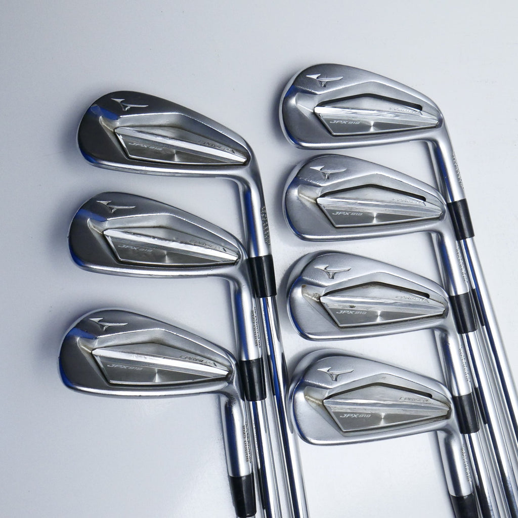Used Mizuno JPX 919 Forged Iron Set 4 PW Stiff Flex