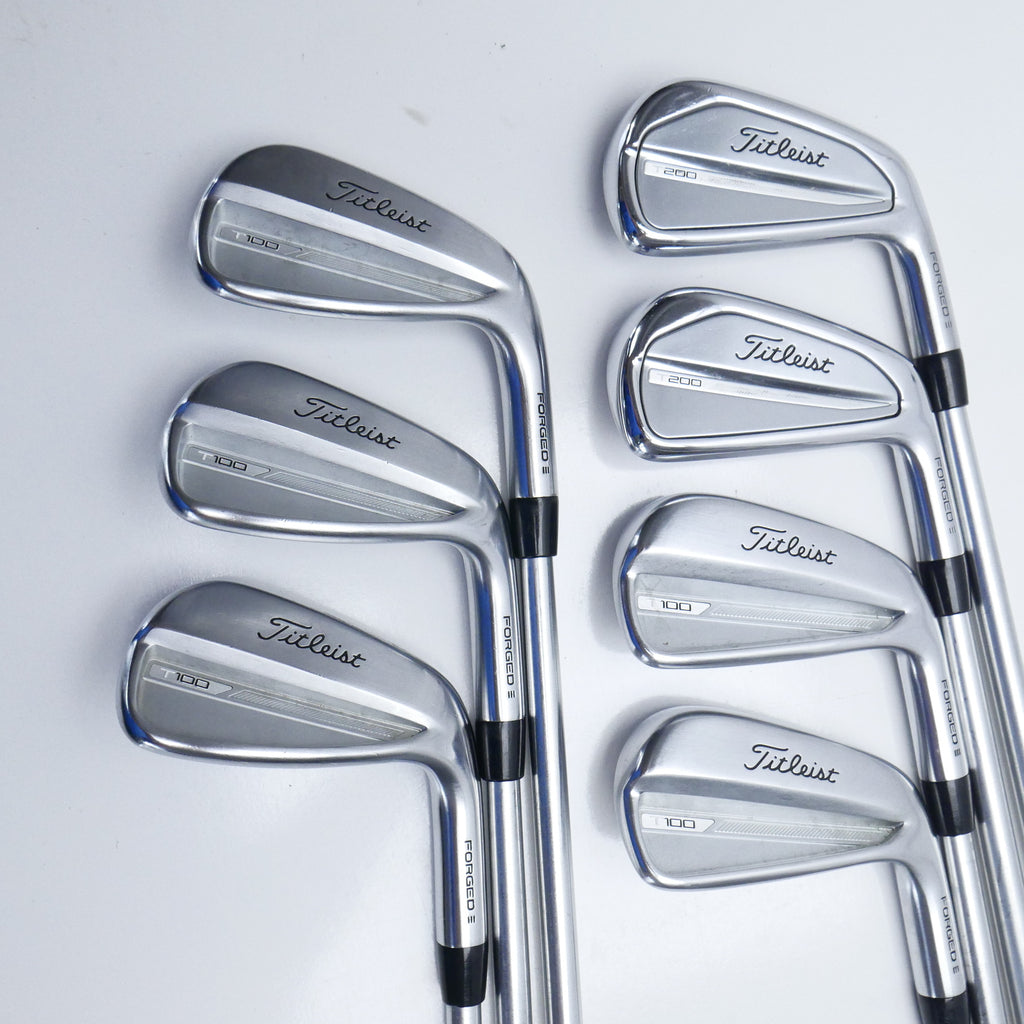 Used Titleist T200 & T100 2023 Combo Iron Set / 4 - PW / X-Stiff Flex