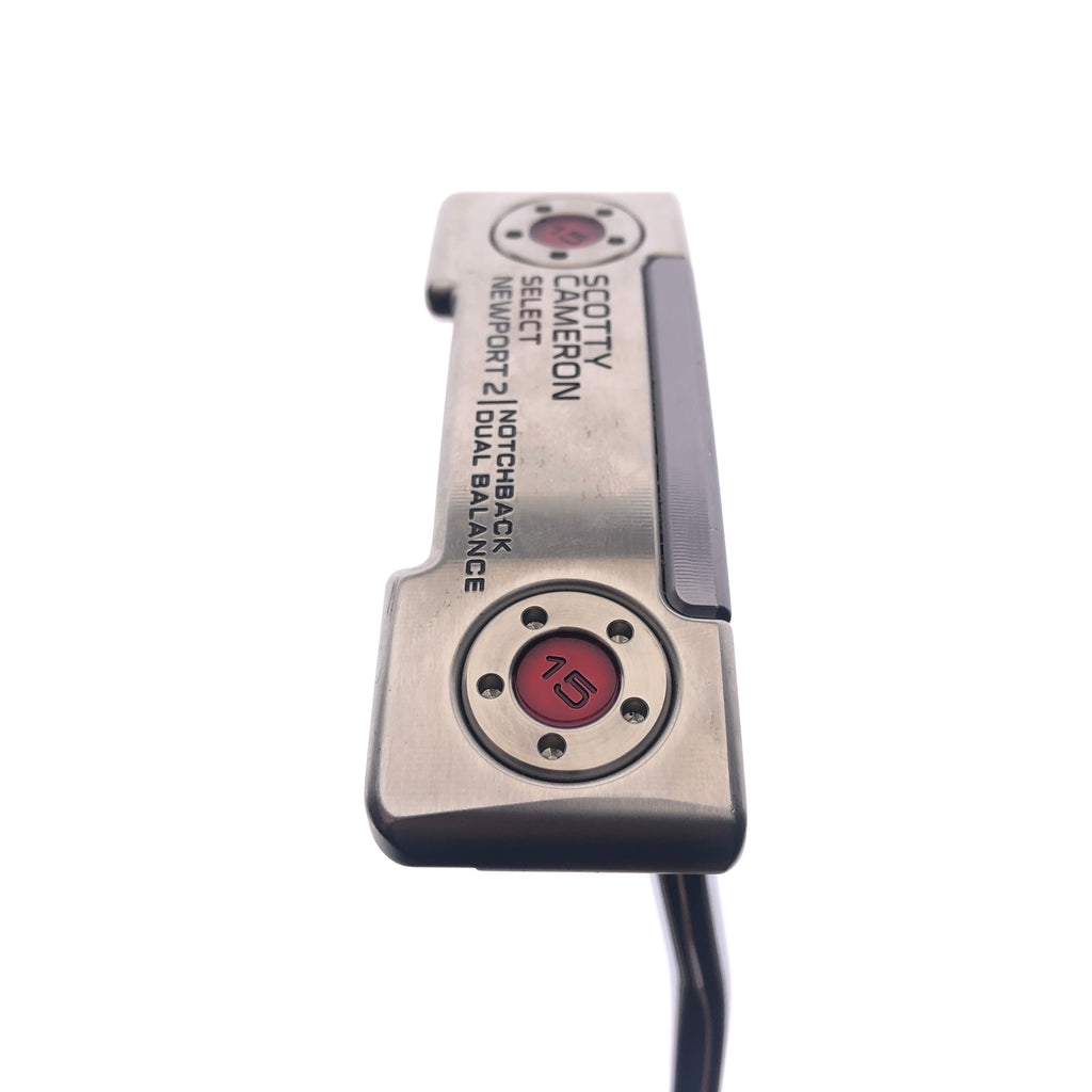 Used Scotty Cameron Select Newport 2 Notchback Dual Balance Putter / 35.0  Inches