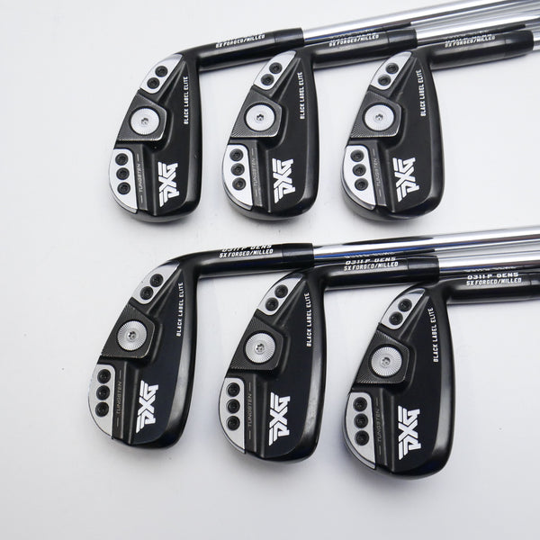 Used PXG 0311 P GEN 5 Black Label Elite Iron Set / 5 - PW / Stiff Flex - Replay Golf 