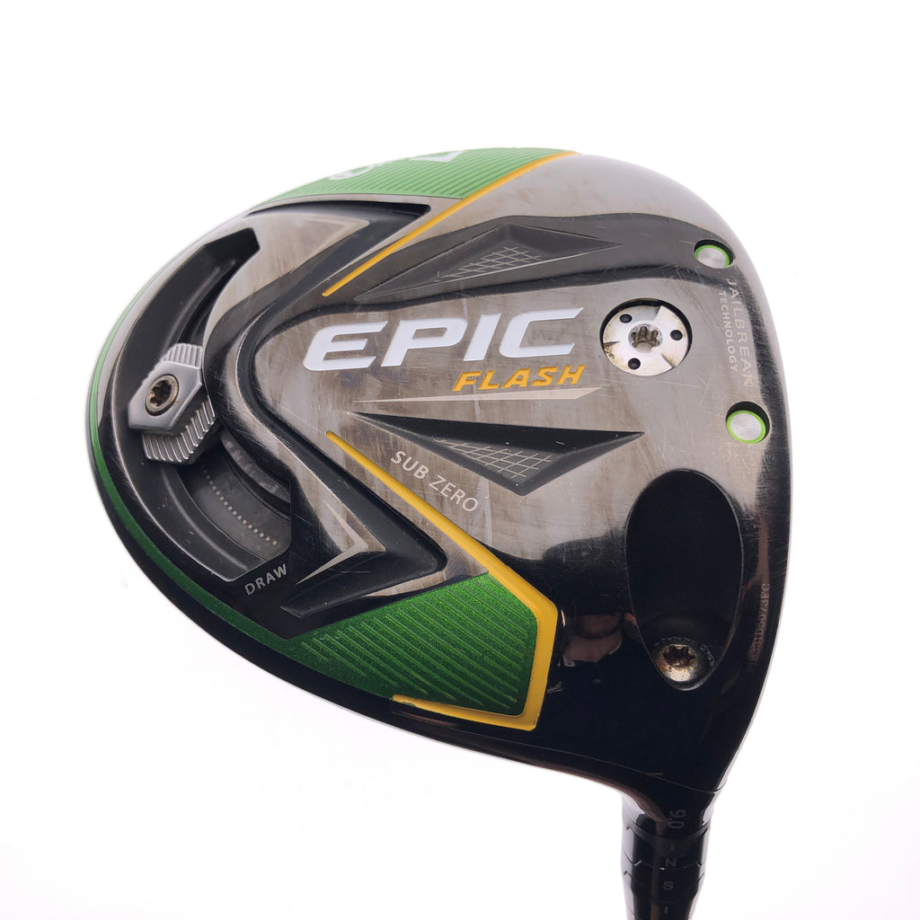 Used Callaway EPIC Flash Sub Zero Driver / 9.0 Degrees / Stiff Flex |  Replay Golf