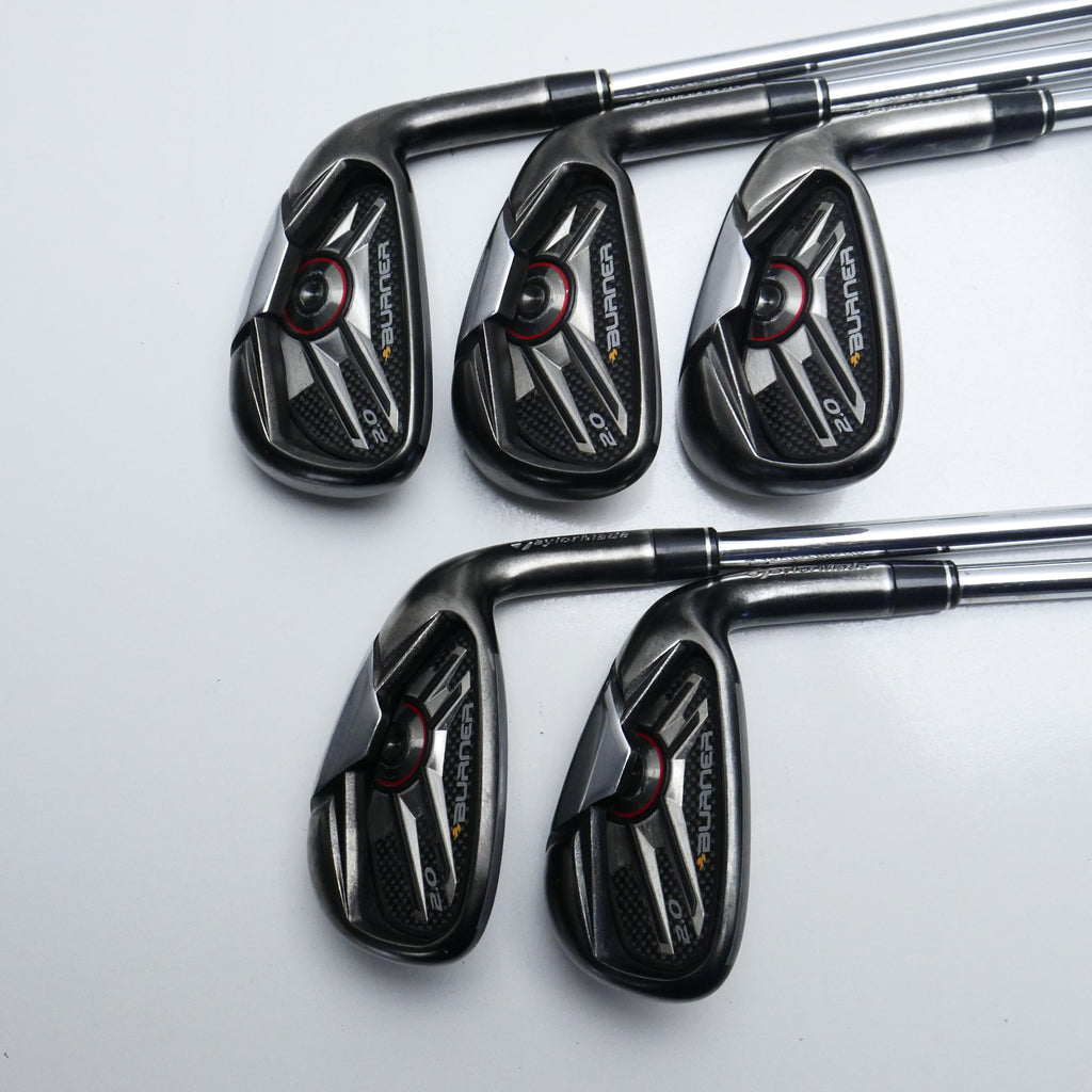 Used TaylorMade Burner 2.0 Iron Set / 6 - PW / Regular Flex