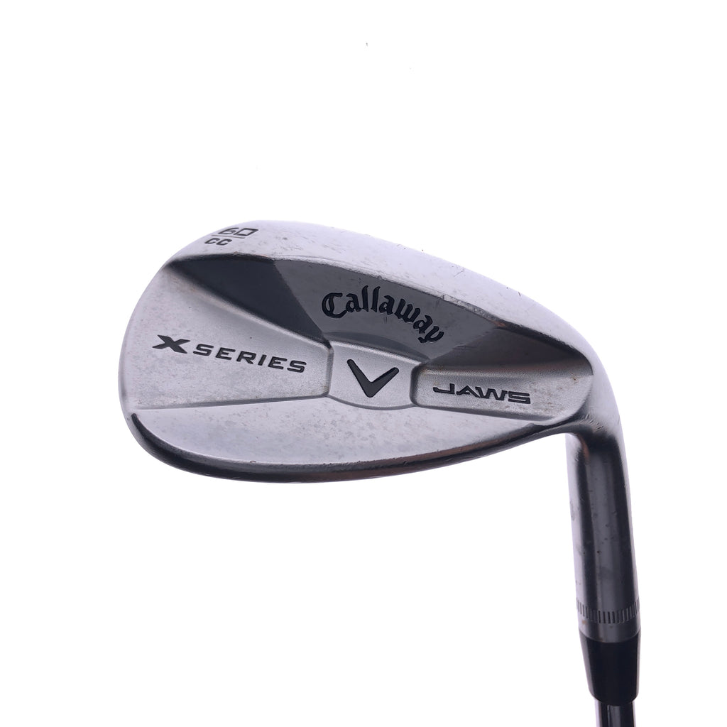 Used Callaway X Series Jaws CC Chrome Lob Wedge 60.0 Degrees Wedge Flex  Replay Golf
