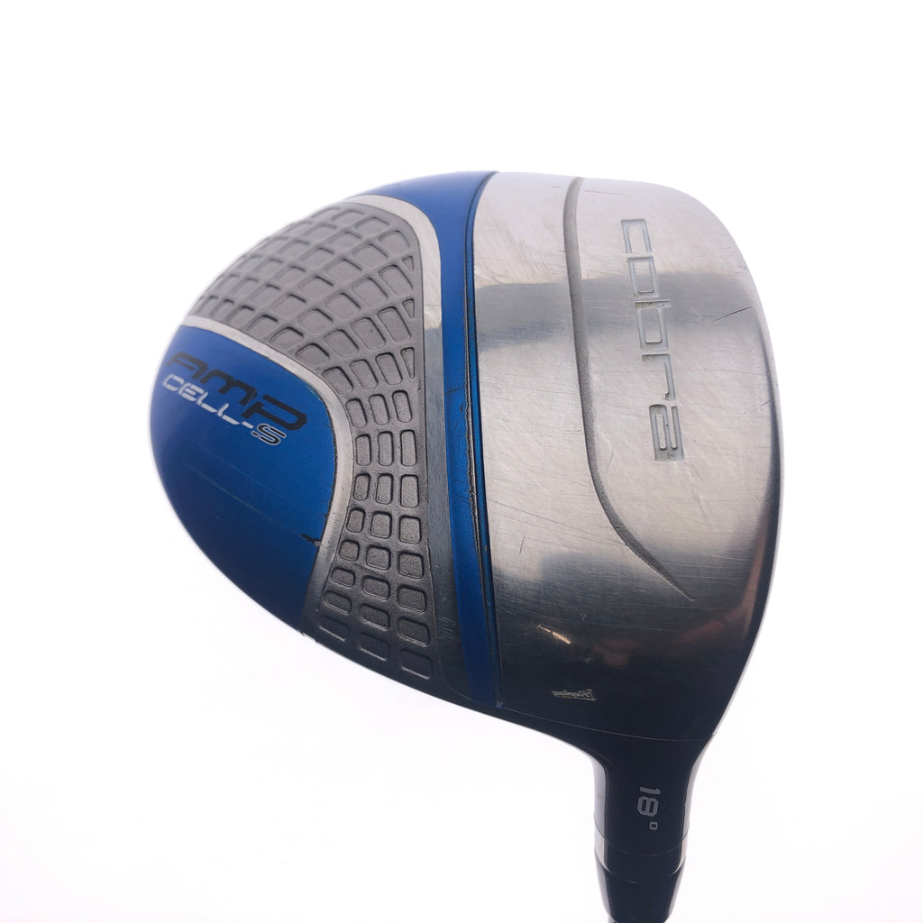 Used Cobra AMP Cell S Blue 5 Fairway Wood 18 Degrees Regular