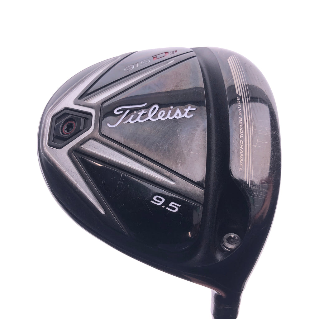 Used Titleist 915 D3 Driver / 9.5 Degrees / Stiff Flex