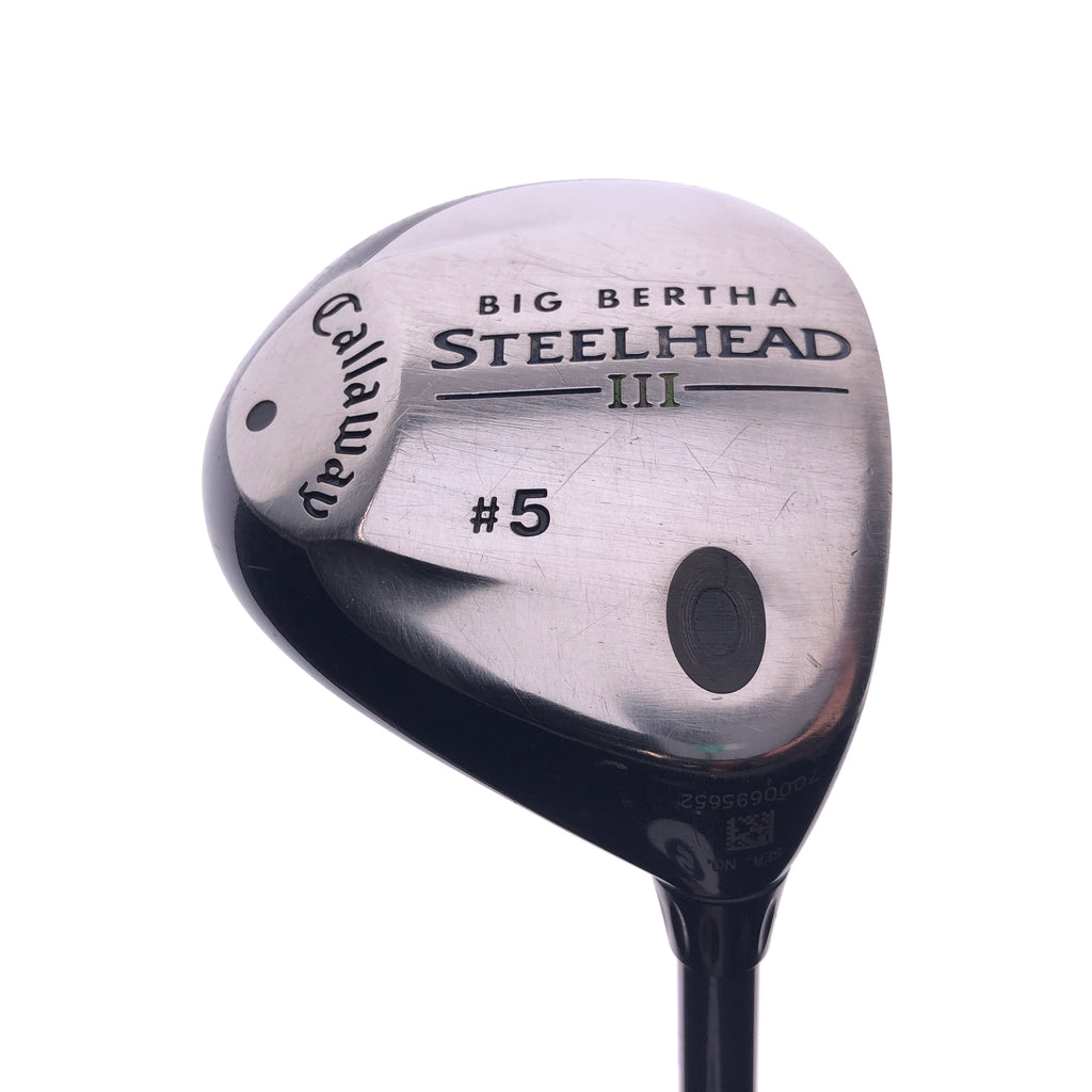 Used Callaway Big Bertha Steelhead III 5 Fairway Wood / 18 Degree