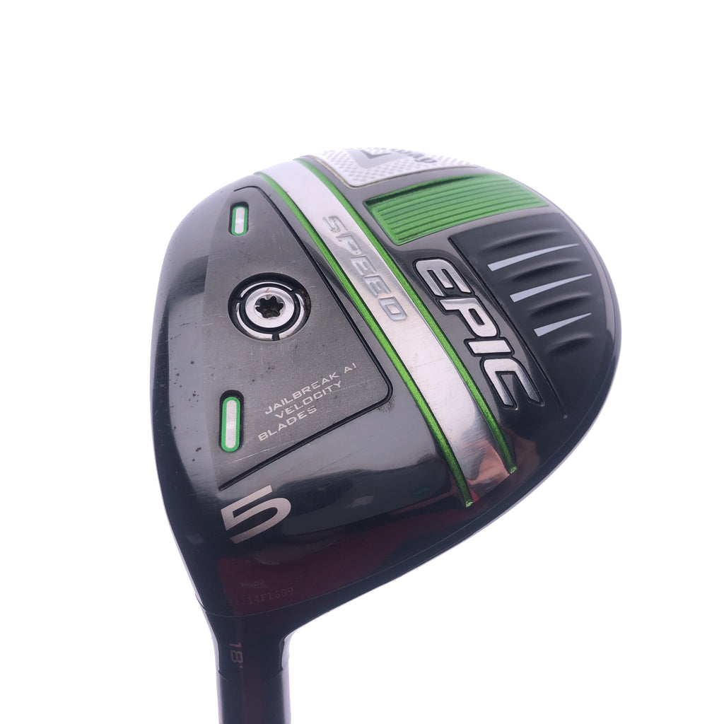 Used Callaway Epic Speed 5 Fairway Wood / 18 Degrees / Stiff Flex