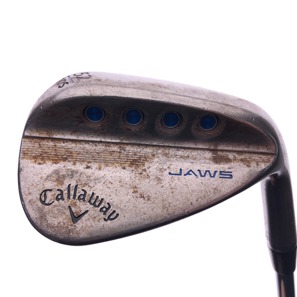 Used TOUR ISSUE Callaway Jaws MD5 Raw Gap Wedge / 52.0 Degrees / X-Stiff  Flex