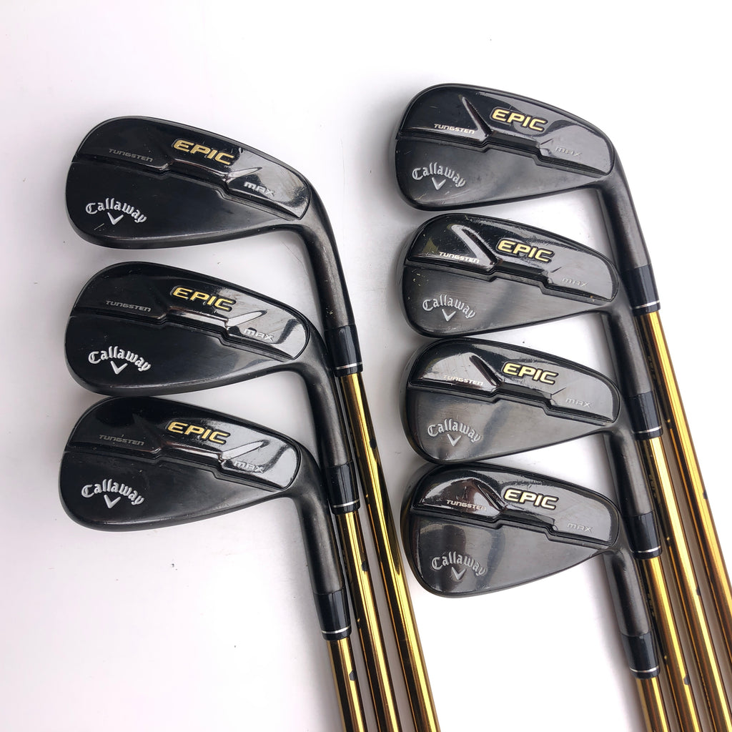 Used Callaway Epic Max Forged Star E21 Iron Set / 5 - PW + AW / Attas Lite  Flex | Replay Golf