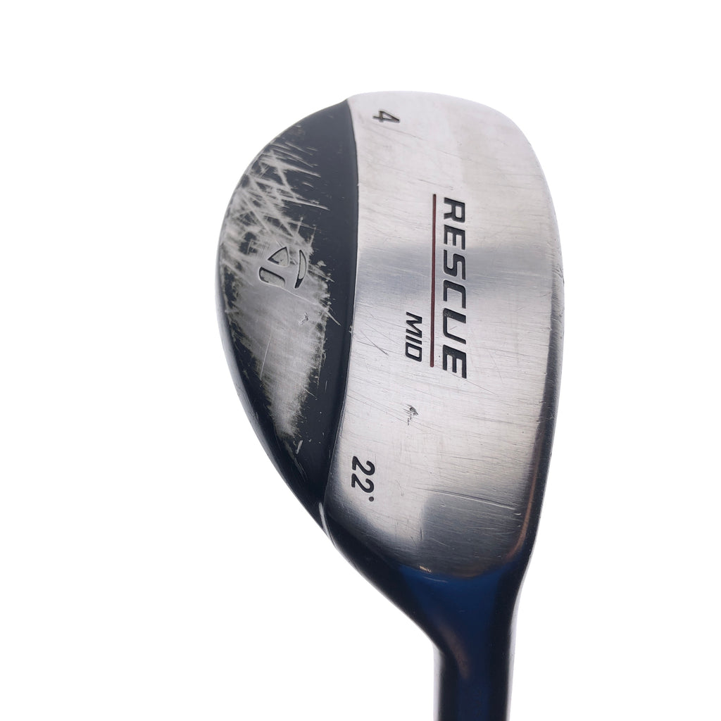 Used TaylorMade Rescue Mid 4 Hybrid / 22 Degrees / Regular Flex | Replay  Golf