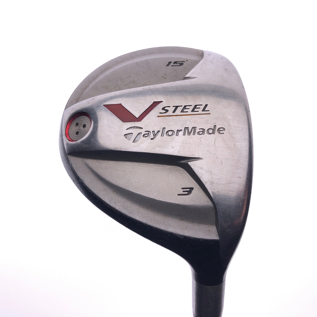 Used TaylorMade V Steel II 3 Fairway Wood / 15 Degrees / Stiff Flex |  Replay Golf