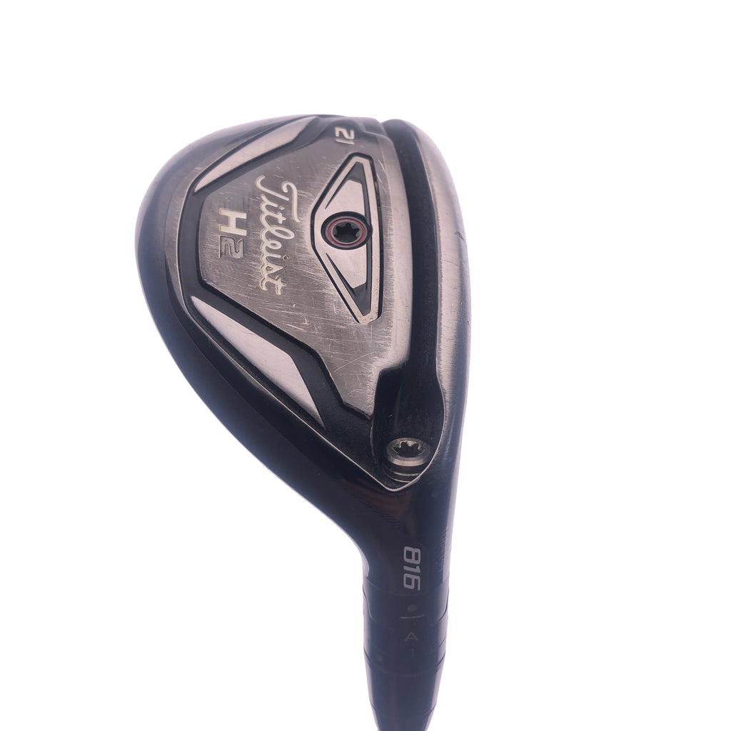 Used Titleist 816 H2 3 Hybrid / 21 Degrees / Stiff Flex | Replay Golf
