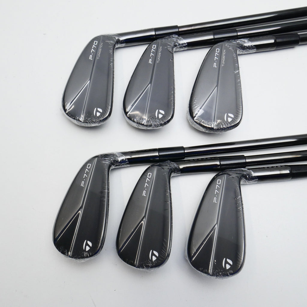 NEW TaylorMade P770 2023 Black Iron Set / 5 - PW / Stiff Flex