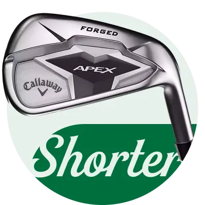 Shorter than Standard Iron Sets