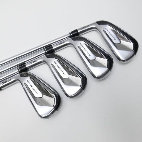 Used Titleist CNCPT CP-01 Iron Set / 4 - PW + 48 / Stiff Flex / Left-Handed