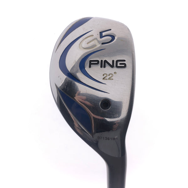 Used Ping G5 4 Hybrid / 22 Degrees / Stiff Flex