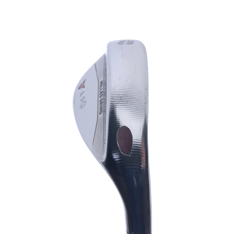 Used TaylorMade Milled Grind Satin Chrome Gap Wedge / 52.0 Degrees / Stiff Flex - Replay Golf 