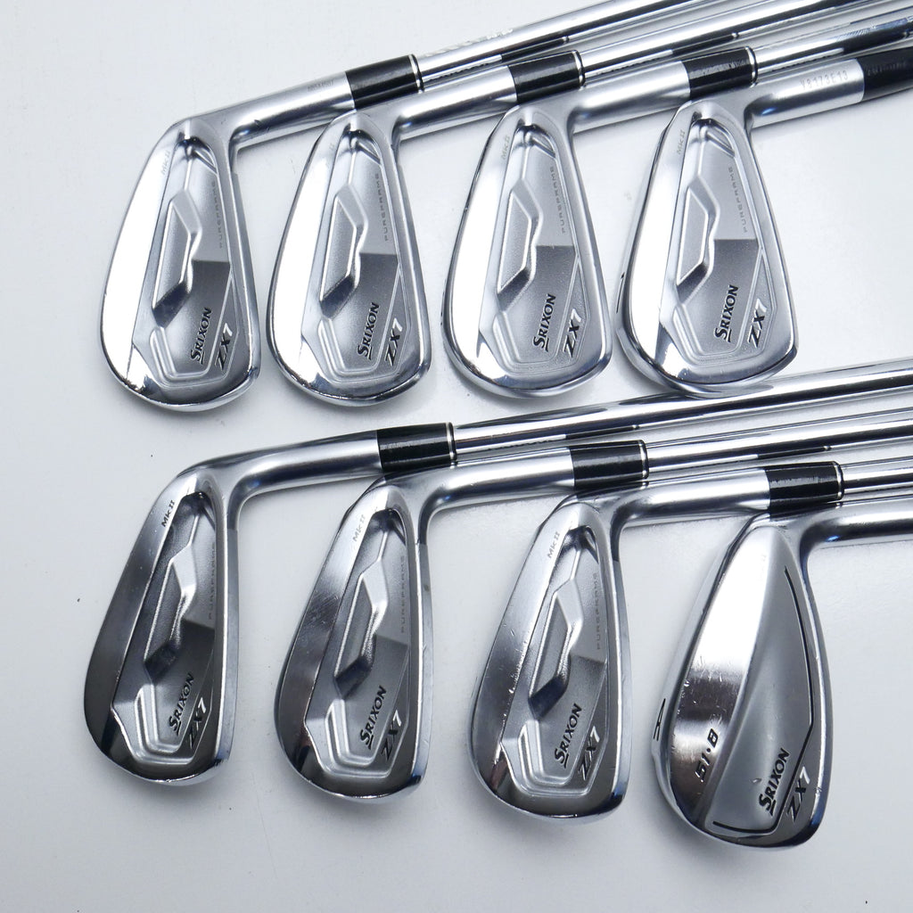 Used Srixon ZX7 MKII Iron Set / 4 - PW + AW / Stiff Flex