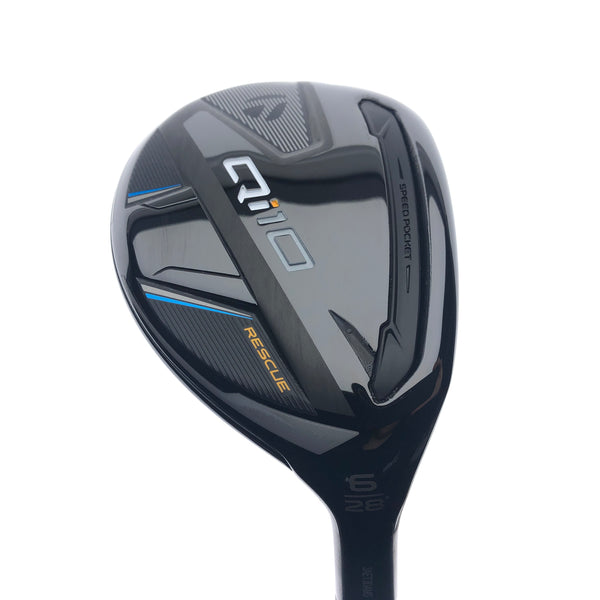 Used TaylorMade Qi10 6 Hybrid / 28 Degrees / Regular Flex