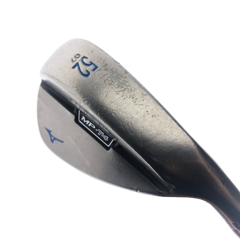 Used Mizuno MP-T4 White Satin Approach Wedge / 52.0 Degrees / Wedge Flex