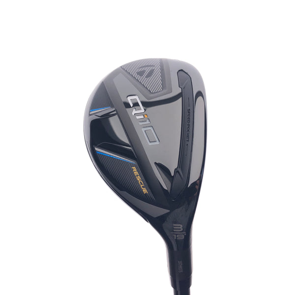 Used TaylorMade Qi10 3 Hybrid / 19 Degrees / A Flex