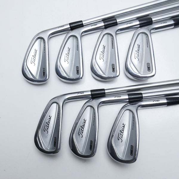 Used Titleist CB 716 Iron Set / 3 - 9 IRON / Stiff Flex