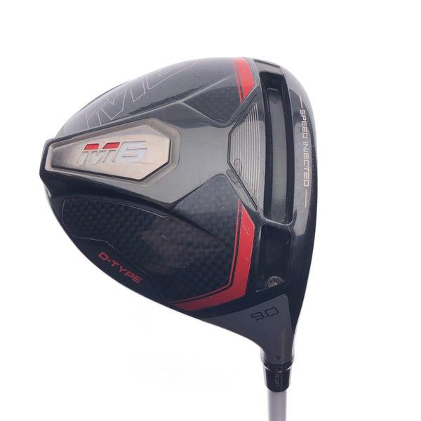 Used TaylorMade M6 D-Type Driver / 9.0 Degrees / Stiff Flex