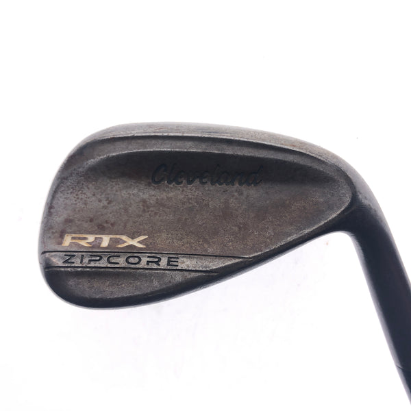 Used Cleveland RTX ZipCore Raw Gap Wedge / 52.0 Degrees / Wedge Flex - Replay Golf 