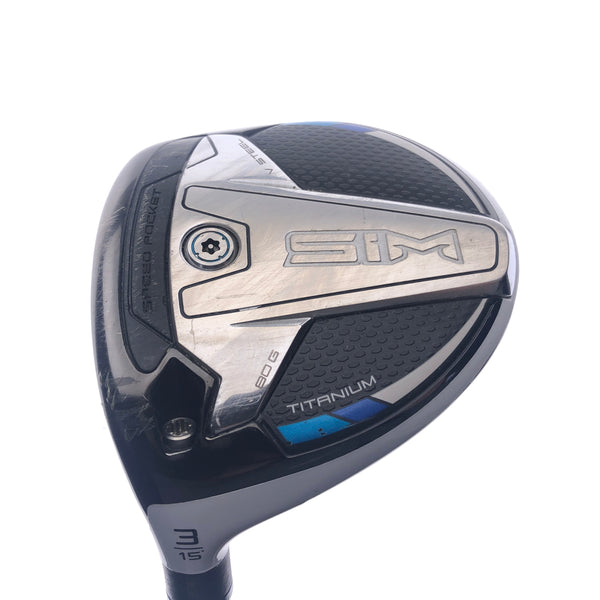 Used TaylorMade SIM Titanium 3 Fairway / 15 Degrees / Stiff Flex / Left-Handed