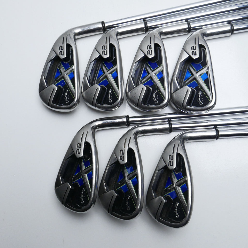 Used Callaway X-22 Iron Set / 4 - SW / Regular Flex