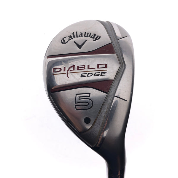 Used Callaway Diablo Edge 5 Hybrid / 27 Degrees / Ladies Flex