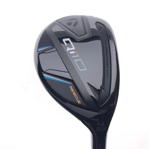 Used TaylorMade Qi10 4 Hybrid / 22 Degrees / Regular Flex - Replay Golf 