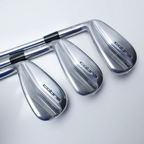 NEW Cobra King Forged Tec 2022 Iron Set / 4 - PW / Stiff Flex / Left-Handed