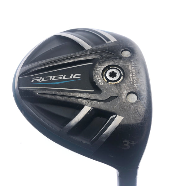 Used Callaway Rogue Sub Zero 3+ Fairway Wood / 13.5 Degrees / TX Flex