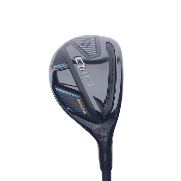 Used TaylorMade Qi10 4 Hybrid / 22 Degrees / Stiff Flex