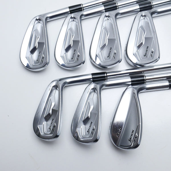 Used Srixon ZX7 MKII Iron Set / 5 - PW + AW / Stiff Flex