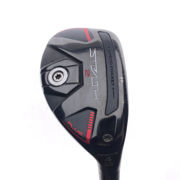 Used TaylorMade Stealth 2 Plus 4 Hybrid / 22 Degrees / A Flex