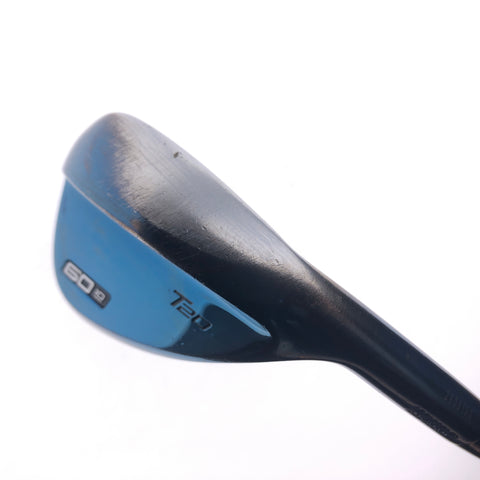 Used Mizuno T20 Blue Lob Wedge / 60.0 Degrees / Stiff Flex - Replay Golf 