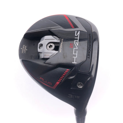 Used TaylorMade Stealth 2 Plus 3 Fairway Wood / 15 Degrees / TX Flex