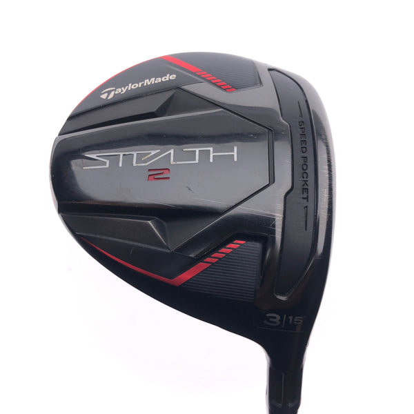 Used TaylorMade Stealth 2 3 Fairway Wood / 15 Degrees / Stiff Flex