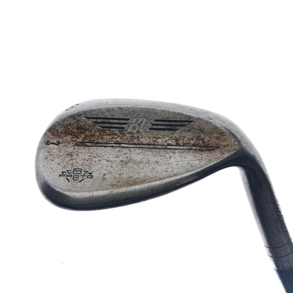 Used TOUR ISSUE Titleist SM9 Wedge Works RAW Lob Wedge / 58 Degrees / Stiff Flex