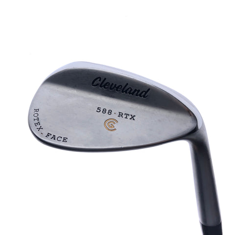 Used Cleveland 588 RTX Satin Chrome Sand Wedge / 56.0 Degrees / Stiff Flex - Replay Golf 